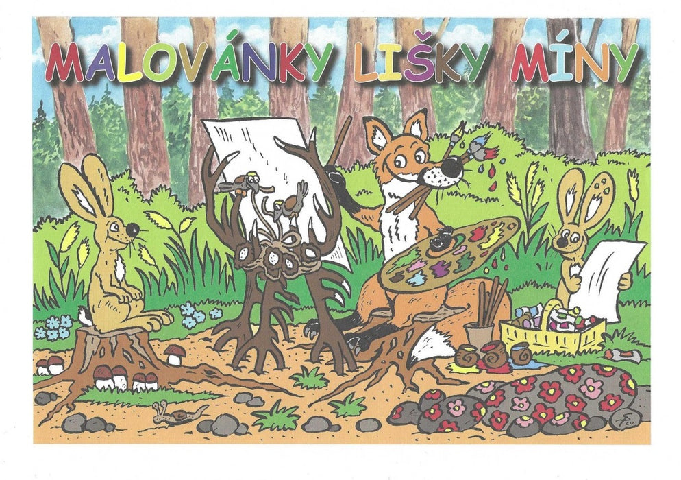 Malovánky lišky Míny