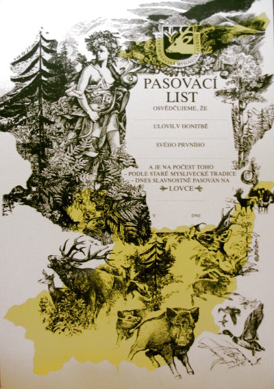 Pasovací list - první úlovek