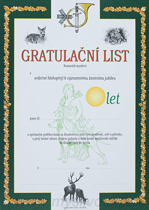 Gratulační list